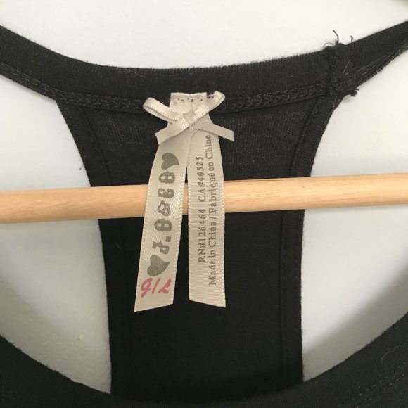 J.O. & Co Black Racerback Bodycon Jersey Dress - Picture 2 of 3